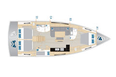 Segelboot Hanse 460 - 4 cab. (2022) Bild 2
